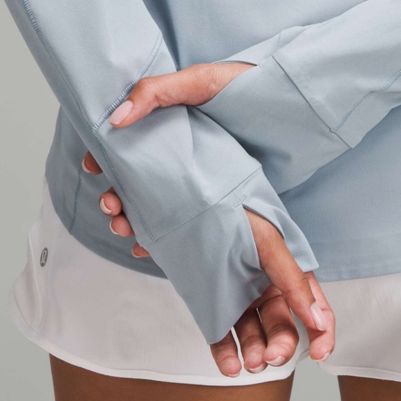 Lululemon Mist Over Windbreaker Size 4 in Concrete Blue - Picture 11 of 15